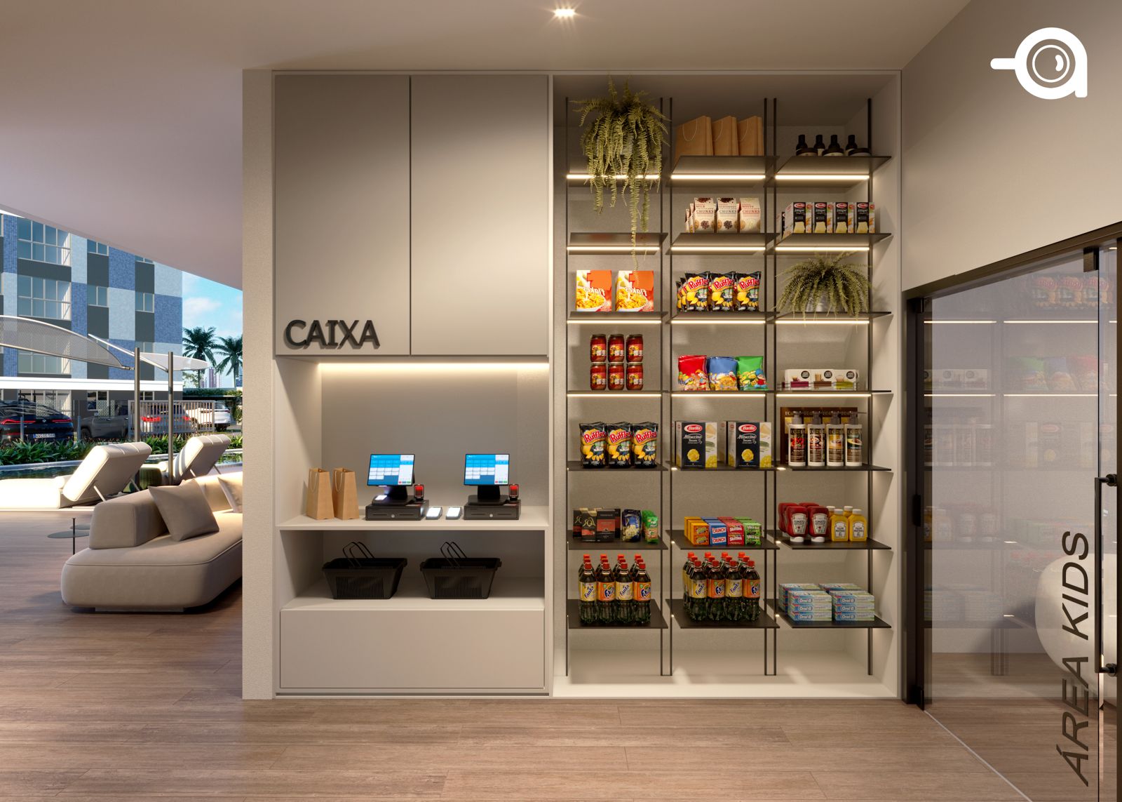 Mini Market 24 horas do Versatto Residencial