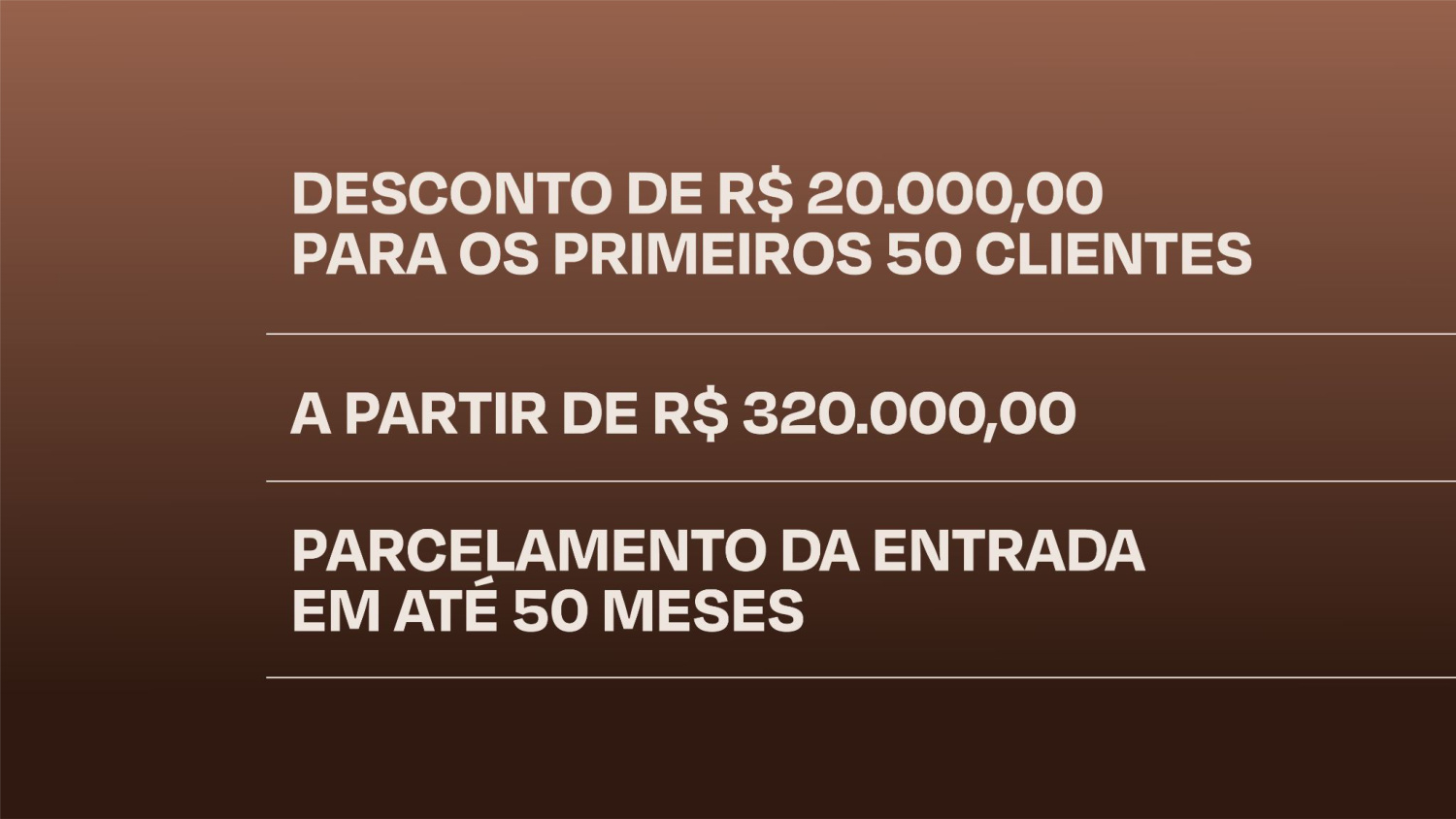 Condições comerciais de lançamento do Versatto Residencial